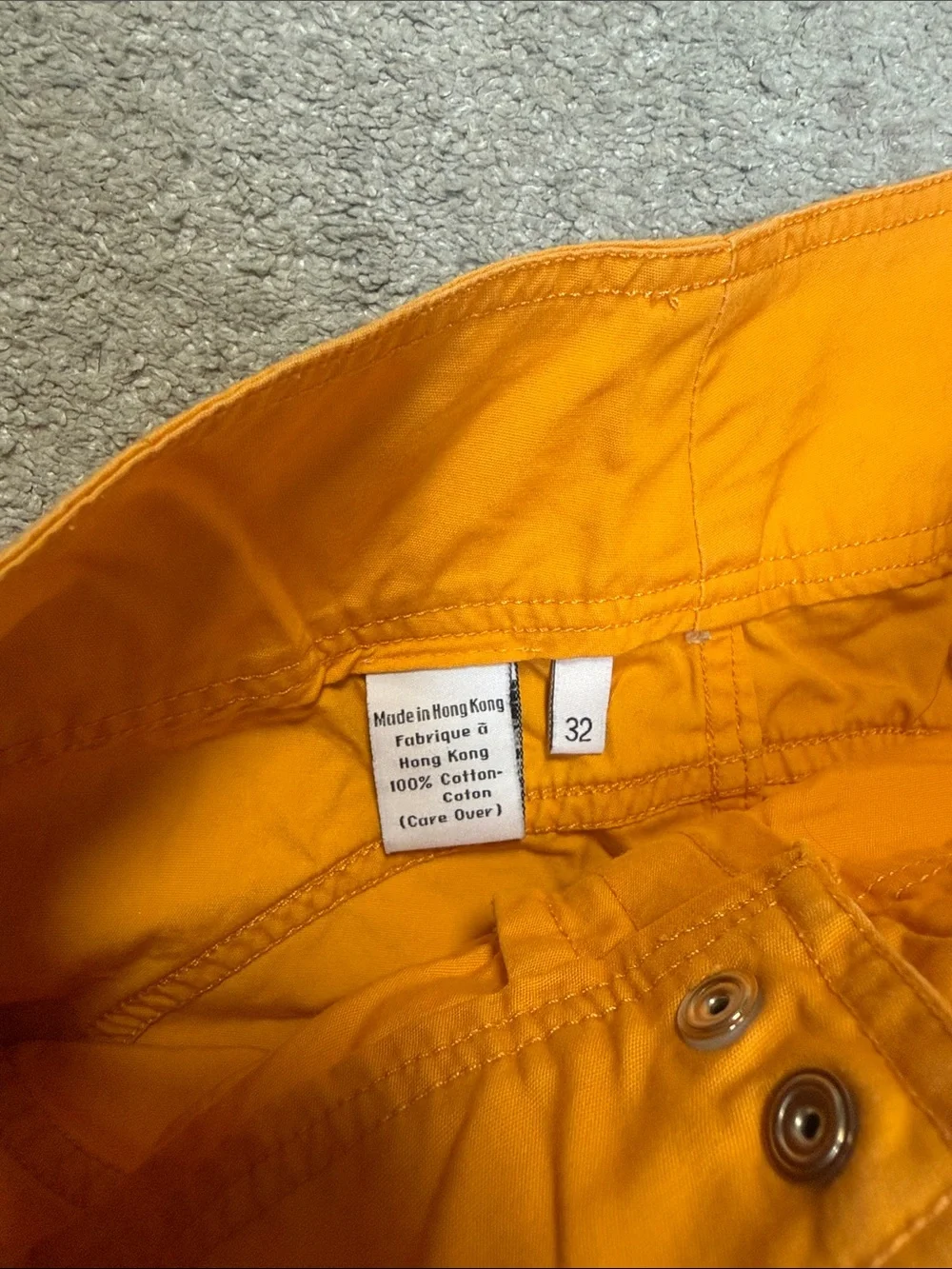 Bright Orange Active Shorts
